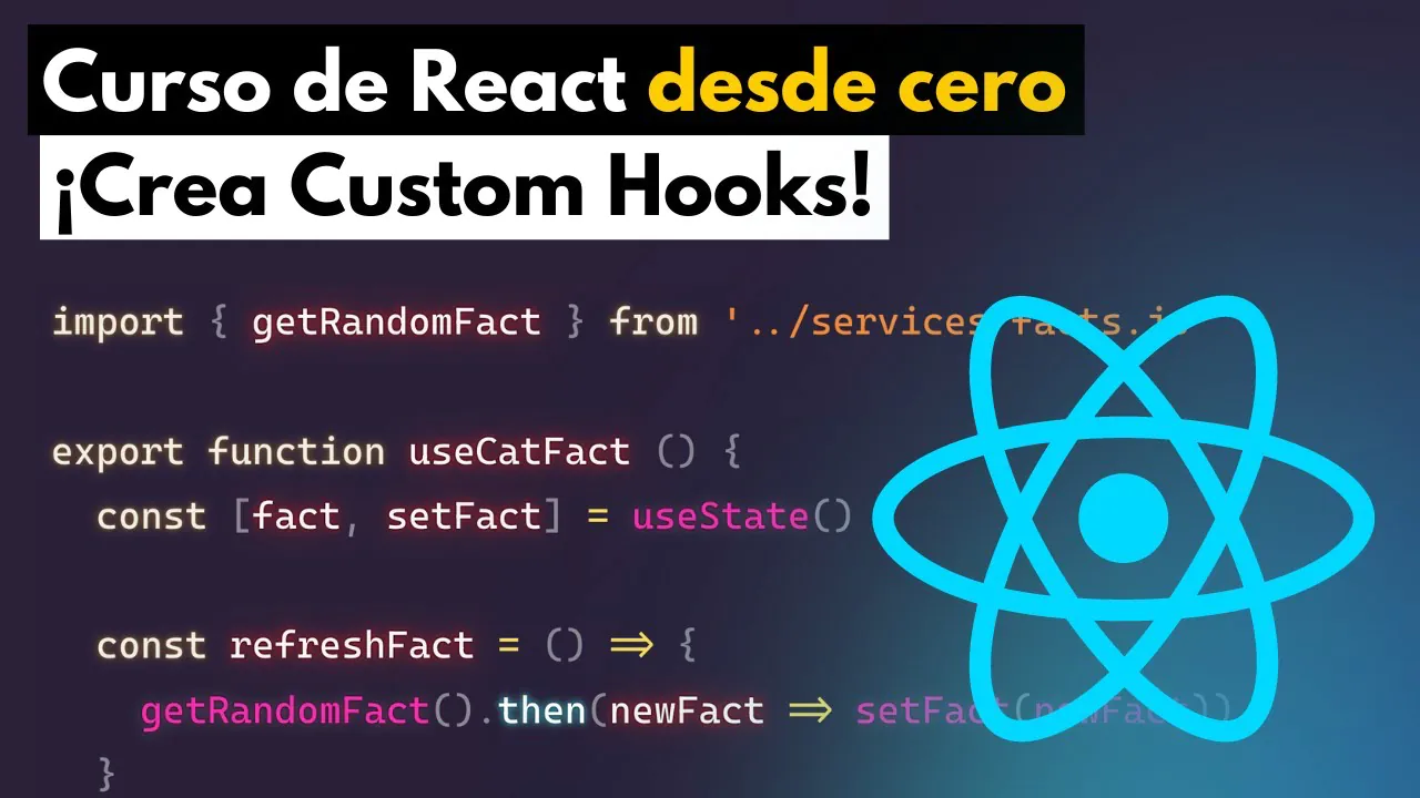 Captura de pantalla del proyecto de la clase: Crea tus propios hooks en React + Testing E2E